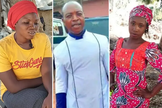 Agnes, Pr. David Musa, Leah Sharibu. (Fotos: Portas Abertas/Morning Star News)