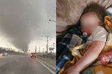 Lorde, de 4 meses, sobreviveu milagrosamente a um tornado. (Foto: Reprodução/Bram Craig/Arquivo pessoal/Sydney Moore).