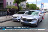 Um tiroteio atingiu 9 pessoas na Avenida Brasil. (Foto: Reprodução/G1/RJTV).