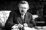 O autor cristão G. K. Chesterton. (Foto: Creative Commons)