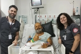 Roberto Luiz no hospital. (Foto: Reprodução/Facebook/Roberto Luiz)