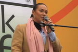 Kaya Jones. (Foto: Reprodução/YouTube/Walk for Life West Coast)