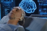 Primeiro ser humano é implantado com chip cerebral. (Captura de tela ilustrativa: YouTube The Tesla Space)