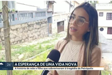 Maria Regina testemunha sobre seu milagre. (Foto: Captura de Tela/Inter TV RJ)