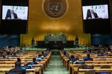 76ª sessão da Assembleia Geral da ONU. (Foto: UN Photo/Cia Pak)