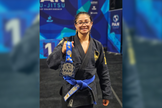 Rafinha Silva conquista mais uma medalha no Pan-Americano de Jiu-jitsu da IBJJF, nos EUA. (Foto: Arquivo pessoal)