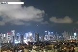 Imagens de Tel Aviv. (Captura de tela/YouTube/LiveNOW da FOX)