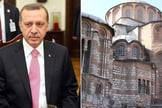 Recep Tayyip Erdogan e a Igreja de São Salvador. (Foto: Reprodução/Senado RP/Senado Polonês/José Luiz/Wikimedia Commons)