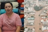 Camila Medeiros decidiu continuar ajudando os desabrigados. (Foto: Reprodução/Instagram/Lagoinha Canoas).