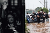 Cristãos estão clamando a Deus pelo RS. (Foto: Instagram/Lagoinha Canoas/Divulgação/Prefeitura de Canoas).