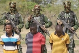 Os três homens foram raptados e mortos pelo ISWAP. (Foto: International Christian Concern).