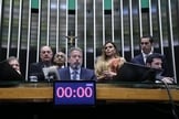 O presidente da Câmara dos Deputados, Arthur Lira, em sessão que aprovou o regime de urgência para o projeto que equipara o aborto ao crime de homicídio. (Foto: Mário Agra/Câmara dos Deputados).