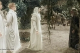 Cena da novela Gênesis, quando Deus e dois Anjos visitam Abraão em seu acampamento. (Captura de tela/YouTube Record TV)
