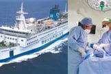 O navio-hospital da Mercy Ships, o Africa Mercy. (Foto: Mercy Ships).