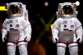 Astronautas no espaço. (Foto: Ilustração/Unsplash/ün LIU)