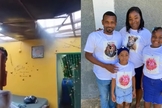 Tommy Lee e sua família receberam a paz de Deus na tempestade. (Foto: Reprodução/YouTube/Jamaica Observer/Arquivo pessoal).