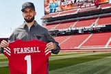 O jogador do San Francisco 49ers, Ricky Pearsall. (Foto: Instagram/ Ricky Pearsall)