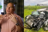  Toby Hemphill sobreviveu a um grave acidente de carro. (Foto: Reprodução/YouTube/The 700 Club).