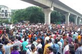 Protestos em Bangladesh. (Foto: CSI).