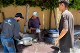 Ajuda humanitária a palestinos. (Foto: Missão Cristã em Gaza)