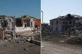 Cidade ucraniana ocupada pelos russos. (Foto: Reprodução/YouTube/CNN Brasil)