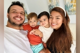 Rafaela e sua família. (Foto: Cortesia).