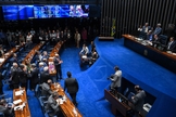 Plenário do Senado Federal durante sessão deliberativa ordinária. (Foto: Jonas Pereira/Agência Senado)