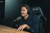 : O ex-jogador da Seleção Brasileira de Futebol, Edmilson durante Podcast JesusCopy. (Captura de tela/YouTube/JesusCopy)