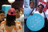 O grupo de jovens da Assembleia de Deus Vitória em Cristo pregou Jesus na Pria do Leme. (Foto: Reprodução/Connect Movement).