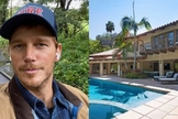 O ator cristão foi olhar sua casa no bairro de Pacific Palisades. (Foto: Instagram/Chris Pratt/Reprodução/YouTube/Famous Ent).