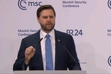 O vice-presidente JD Vance na Conferência de Segurança de Munique. (Captura de tela/YouTube/The White House)