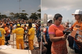 Igrejas e ministérios evangelizaram por várias regiões do Brasil. (Foto: Instagram/Bola de Neve Santos).