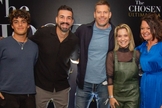 Família Valadão na pré-estreia de “The Chosen”. (Foto: Paulo Tauil)