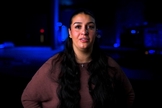 Nadeen foi curada e transformada por Deus. (Foto: Reprodução/YouTube/Delafé Testemonies).