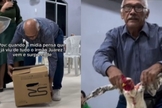 Juarez Soares levando sua oferta ao altar durante culto em Belém (PA). (Foto: Reprodução/Instagram/Mídia AD Jarbas Passarinho).