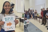 O grupo universitário cristão REDE ofereceu acolhimento aos novos estudantes. (Foto: Divulgação/REDE).