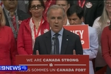 Mark Carney vence eleições no Canadá. (Captura de tela/YouTube/9 News Australia)