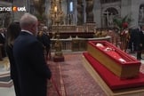 Lula, Janja, Dilma e comitiva de aliados vão a velório do papa Francisco no Vaticano. (Captura de tela/YouTube/UOL)