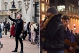Jovens evangelizando em Londres. (Foto: Reprodução/Instagram/Luca Martini).