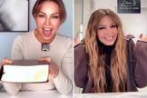 Thalía surpreendeu seus fãs ao doar 500 Bíblias (Capturas de tela/redes sociais).