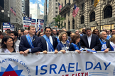 Marcha no ‘Dia de Israel’ em Manhattan, em 18 de maio de 2025. (Foto: Missão Israelense nas Nações Unidas).