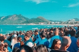 Os novos convertidos deram testemunho público de sua fé em Jesus. (Foto: Instagram/Igreja Batista Atitude).