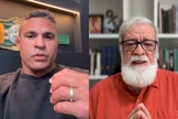 Vitor Belfort e Augustus Nicodemus. (Foto: Reprodução/YouTube/Augustus Nicodemus/Reprodução/Instagram/Vitor Belfort).