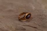Esse é o segundo anel de ouro encontrado no sítio arqueológico da Cidade de Davi. (Captura de imagem/YouTube/All Israel News)