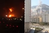  Ataques israelenses no Irã. (Foto: Reprodução/CBN News/Reprodução/Instagram/Hananya Naftali).