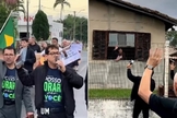 Os cristão fizeram uma passeata evangelística em Criciúma. (Foto: Reprodução/Instagram/Clebison Bandeira).