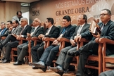 Diretoria da Assembleia de Deus BH, durante 80ª EBO. (Foto: Instagram/adbhoficial) 