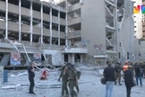 Um míssil iraniano atingiu o Soroka Medical Center. (Foto: Reprodução/YouTube/CNBC-TV18).