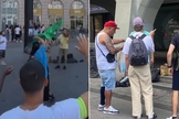 O primeiro dia da ação contou com evangelismo nas ruas de diversas cidades. (Foto: Reprodução/Instagram/Awakening Europe).