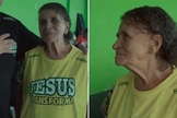 Dorvalina na base da Cristolândia em Madureira. (Foto: Reprodução/Instagram/Cristolândia RJ)